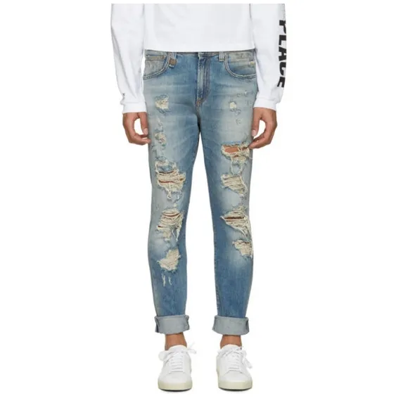 R13 Distressed Skate Jeans size 30