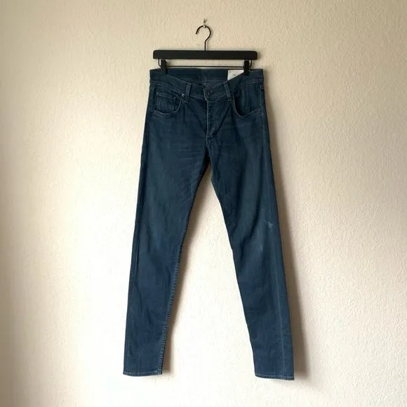 RAG & BONE Standard Issue Low-Rise Skinny Leg Button Fly Jeans