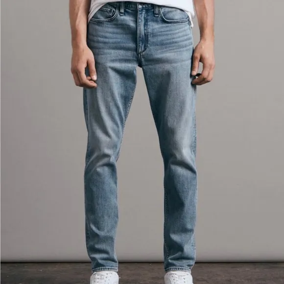 Rag & Bone slim leg distressed jeans