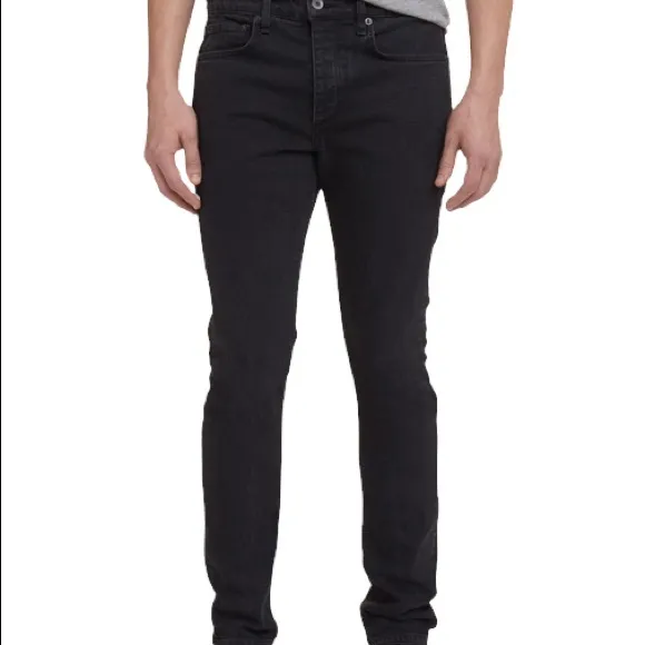 RAG & BONE JEAN MEN’S 36 FIT 1 LOW RISE EXTRA SLIM FLY BUTTONS IN SHELTER