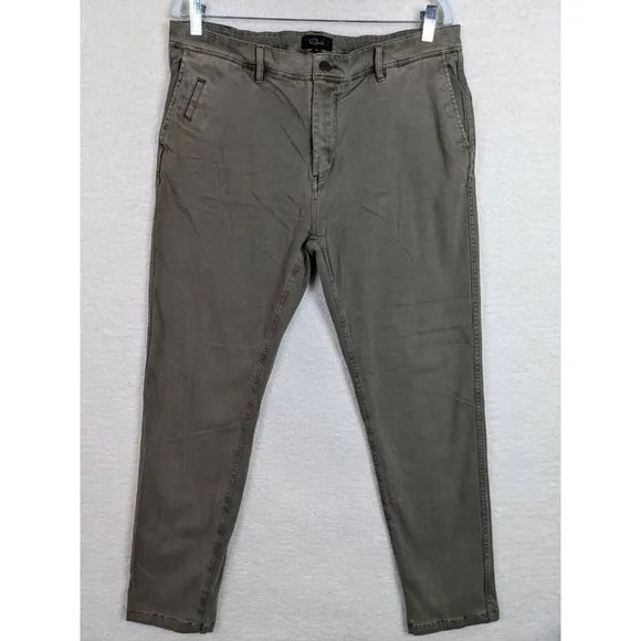 Rails Thomas Faded olive Casual Denim Jeans Men's size 34