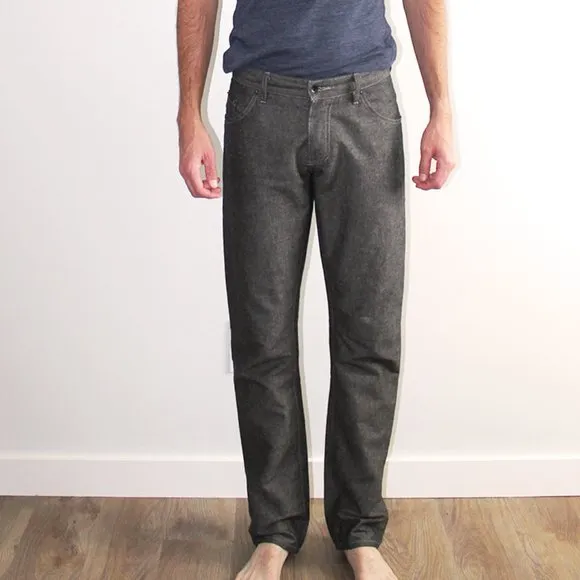 Raleigh Denim Men's Jones Straight Gray Jeans