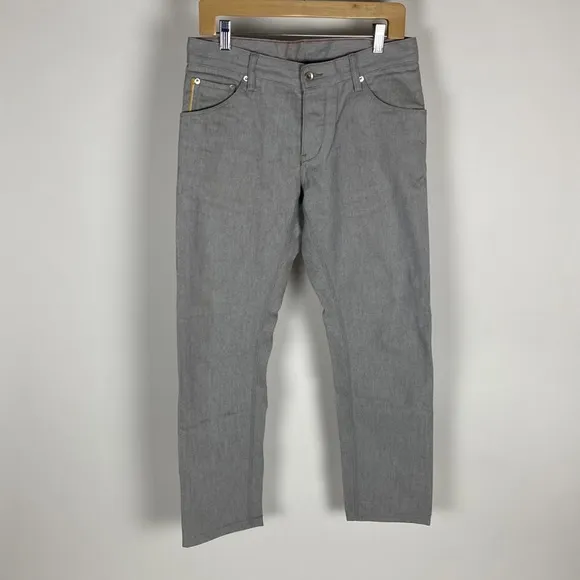 Raleigh Denim Martin Jeans Selvedge Denim Button Fly Sz 30 X 27.5 Altered.