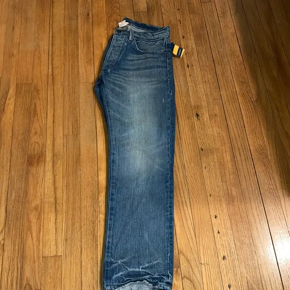 Rugby Ralph Lauren Distressed Button Fly Denim  New with Tags Men’s Size 32 x 32
          
      NWT