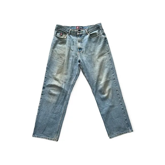 90s🔥 Ralph Lauren x Chaps Straight Leg Skater Denim Waist 36
