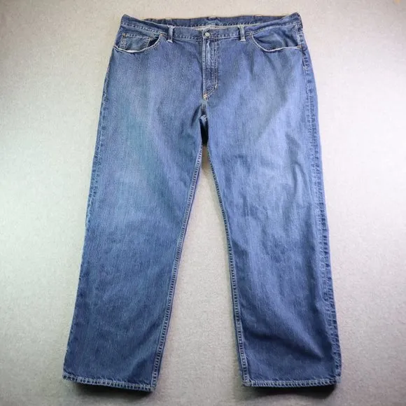Ralph Lauren Jeans Mens 46X32 Blue Straight Leg Medium Wash Classic Fit Denim
