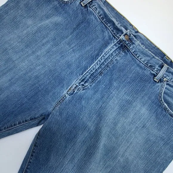 Polo Ralph Lauren Authentic Dungarees Denim Blue Jeans Hampton Straight 48X32