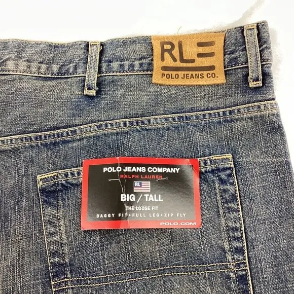 Polo Jeans Company Ralph Lauren Jeans Men’s Relaxed Fit 56x30 Loose Fit NWT
          
      NWT