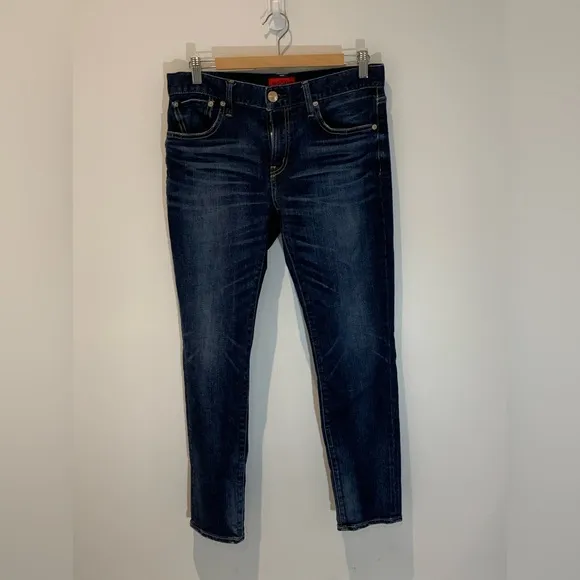 Rare Japanese Denim Red Card Jeans Size 28 Men DARK WASH faded
