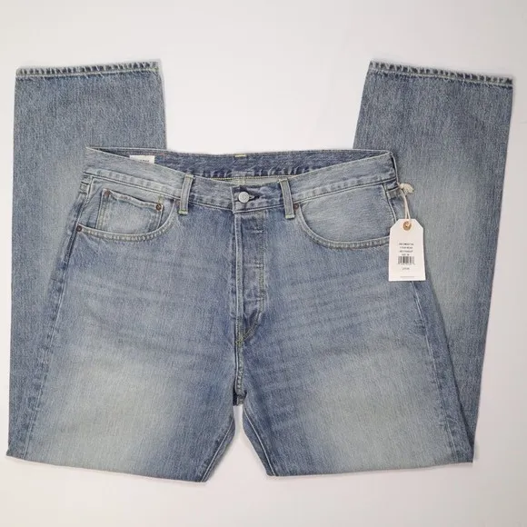 Re/Done Jeans 50s Straight 3 Year Blue 13.75 oz Indigo Denim Mens 36 x 31
          
      NWT