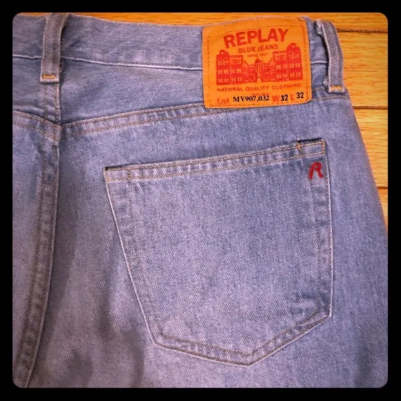 Vintage Replay Men’s Light Wash Jeans