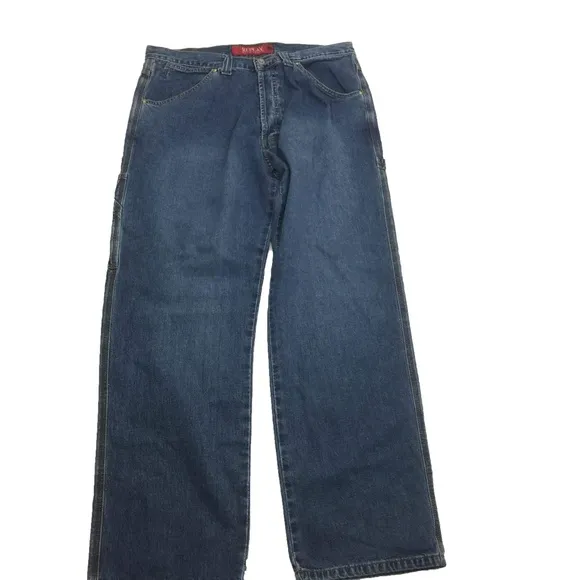 NWT Replay Button Fly Boot Denim Jeans Sz 34x30
          
      NWT