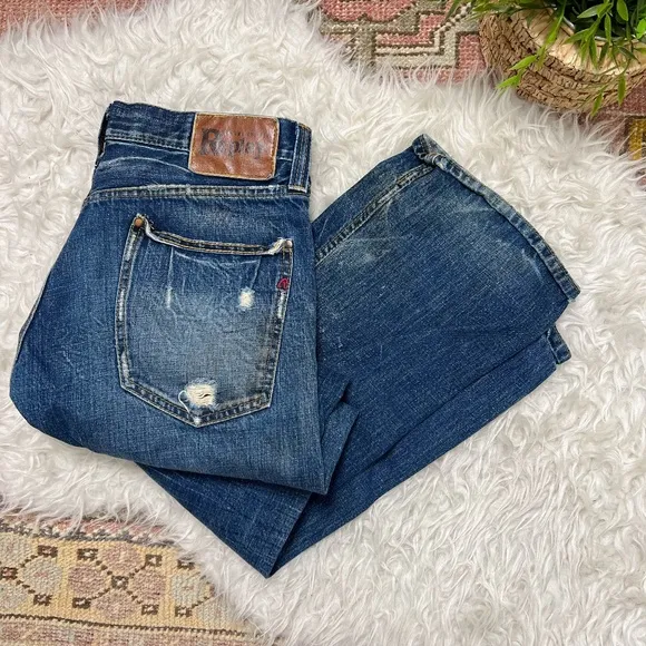 Replay | Mens 32 x 34 Distressed Denim Jeans