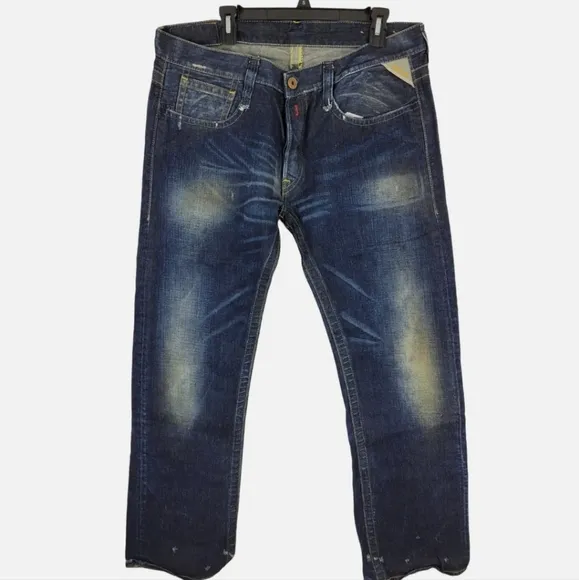 Replay Jeans Men's Designer Jeans Size 38x34