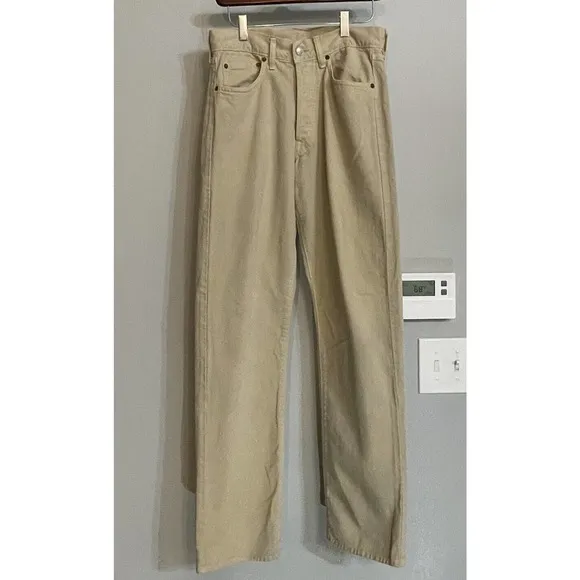 Vintage Replay Blue Jeans Denim Pants Italian Made Tan Mens 30x32 EUC