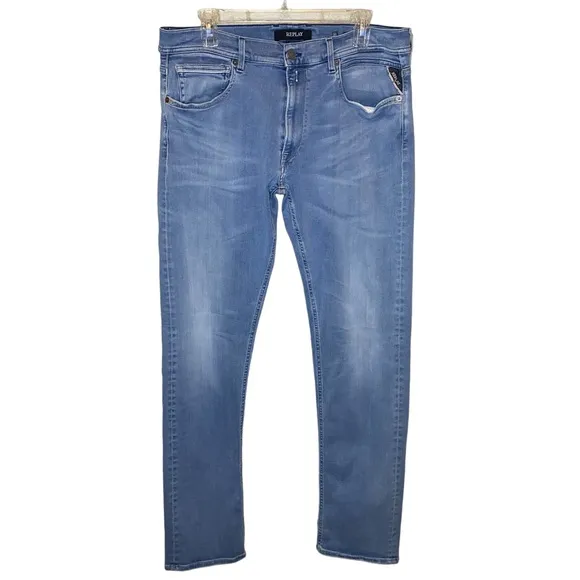 Replay Grover Light Wash Denim Jeans