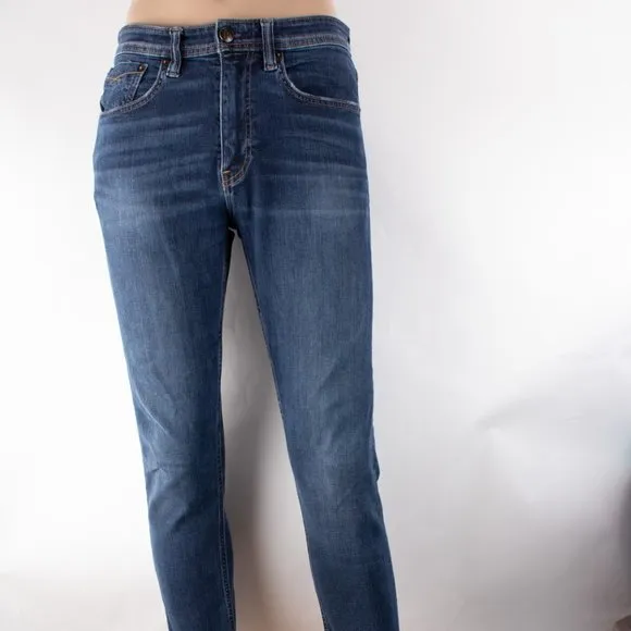 Revtown Decade Denim Taper Skinny 31 (30 X 27) Men's Denim Jeans Medium Wash