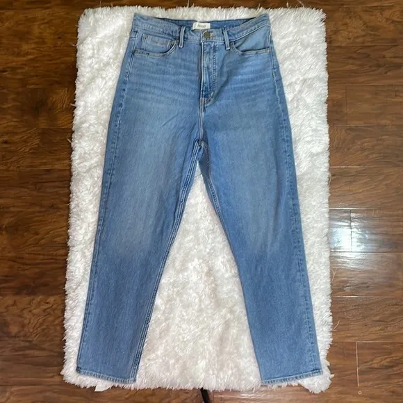 RevTown High-Rise Straight Jeans Sunrise Indigo
