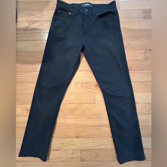 Revtown Decade Denim Charcoal Dark Gray Black Jeans “Sharp” style