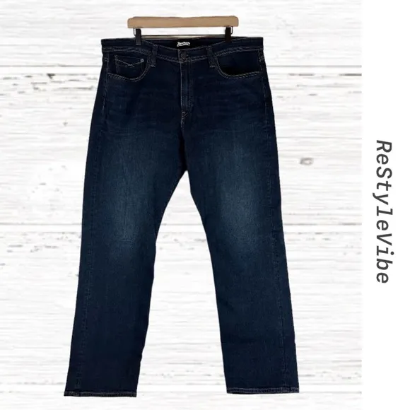 REVTOWN Men’s Size 40x32 Denim Jeans Decade Style Bootcut Fit Stretch