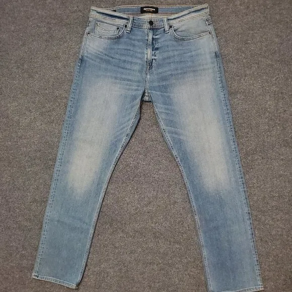 Revtown Sharp 35x32 (Meas 36x32 11.5" Mid Rise) Slim Fit Med Stretch Jeans A17