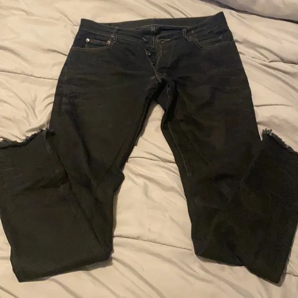 Rick Owens Drkshdw Detroit Cut Denim