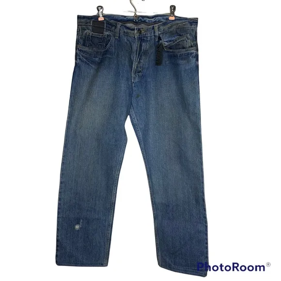 Rick Owens SLAB 2001 factory distressed Jeans