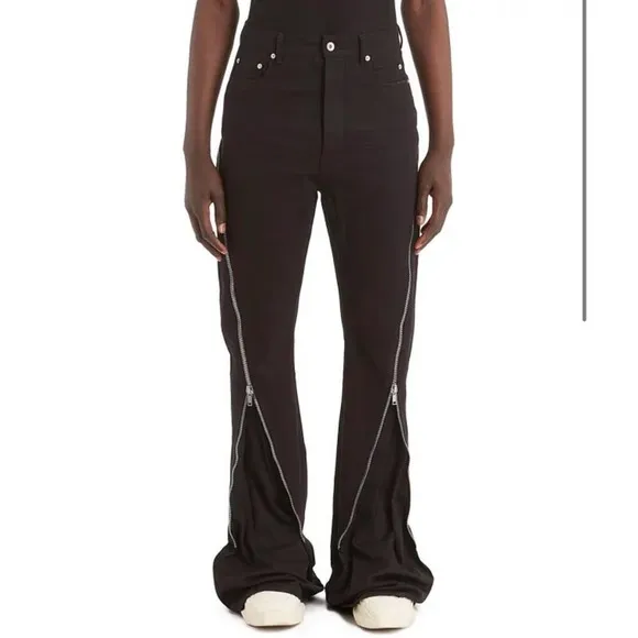 Rick Owens SS22 Flare Banana Cut Bolan Jeans
          
      NWT