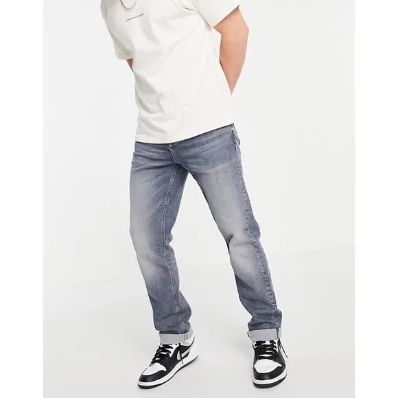 ASOS River Island Straight Jeans Light Blue
          
      NWT