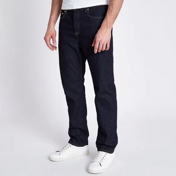 River Island Straight Leg Jean Men Sz 38x32