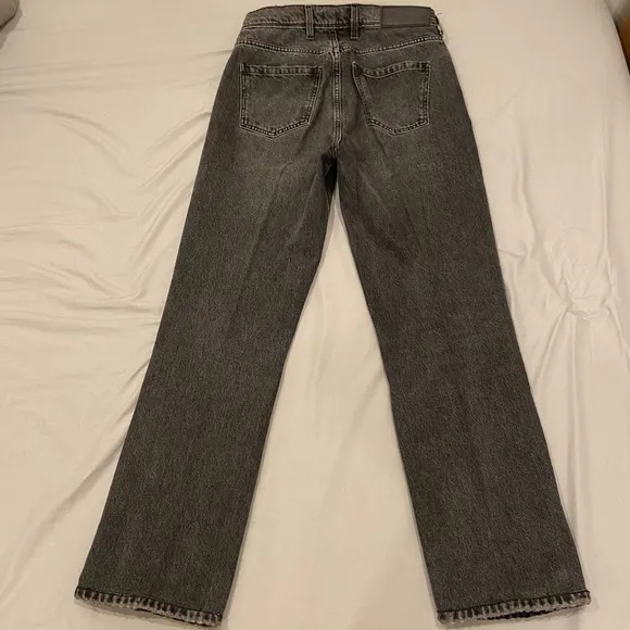 River Island Baggy Stonewash Grey Jeans