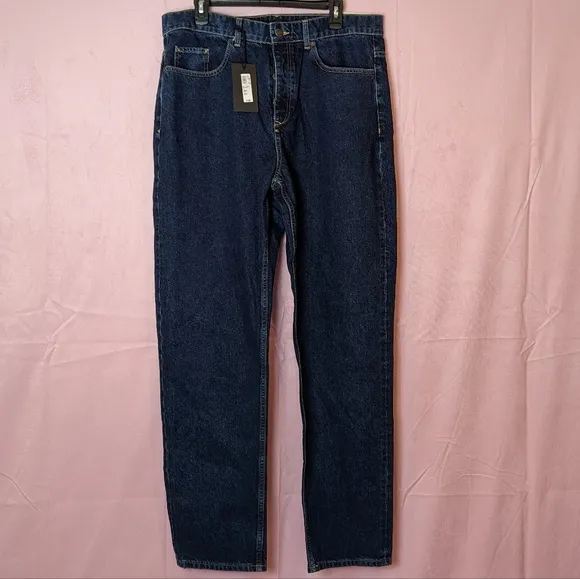 River Island Relaxed Fit Button Fly Jeans size 36x32
          
      NWT