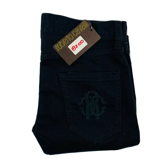 Roberto Cavalli Black Nero Jeans Size Mens 30X31 NWT 330$
          
      NWT