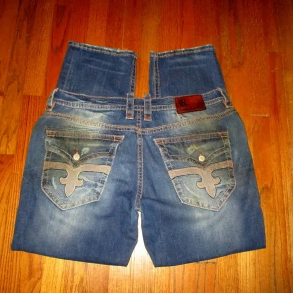 ROCK REVIVAL Ted Straight Leg Jeans Men Sz 40