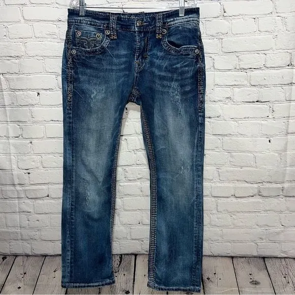Rock Revival Men’s Dilly Slim Straight Jeans