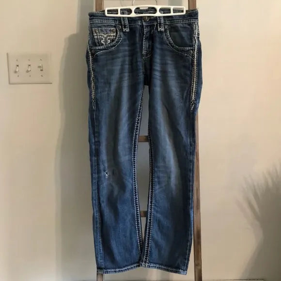 [ROCK REVIVAL] Lowly Straight Jeans