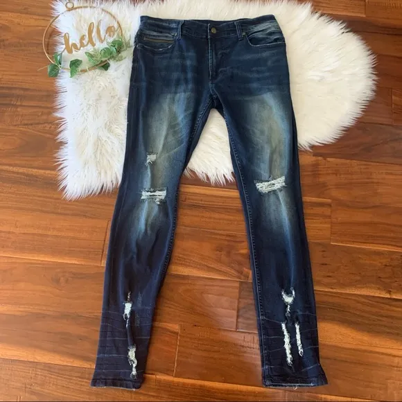 Rockstar Original Natural Selection 2.0 Men’s Jeans Size 32 Distressed