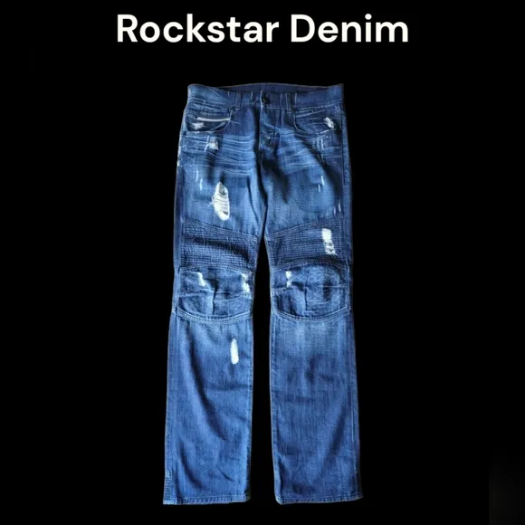 RockStar Mens Sushi Jeans Size 34/32