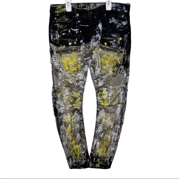 ROCKSTAR•Sushi•Slim•Painted•Distressed•Moto•Jeans