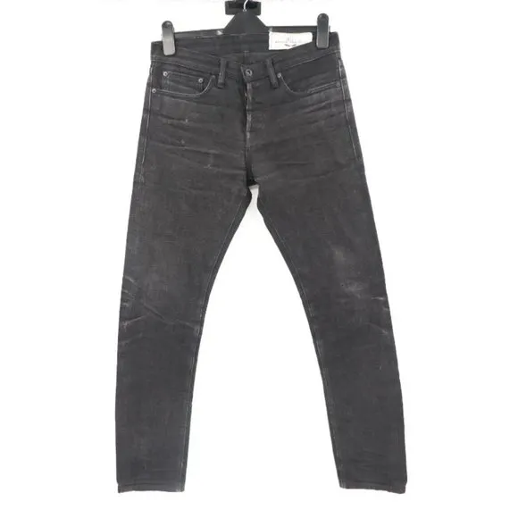 Rogue Territory Mens Size 29 (32x32) Stanton Slim Straight Selvedge Denim Jeans