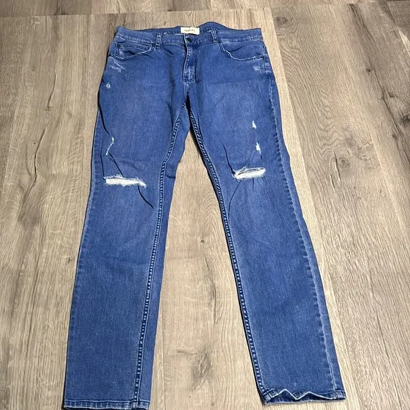 Mens distressed skinny jeans