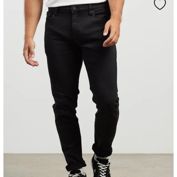 Rolla's Stinger Skinny Fit Jeans in Black Gold, Size 30 X 32