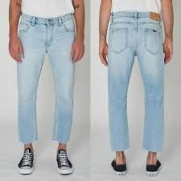 Rolla's Jeans Men's Relaxo Related Chopped Blue Jeans Denim Size 30