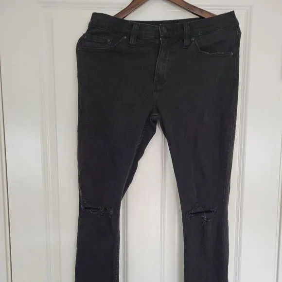 ROLLA'S Stinger Skinny Fit Jeans Black Size 30*32