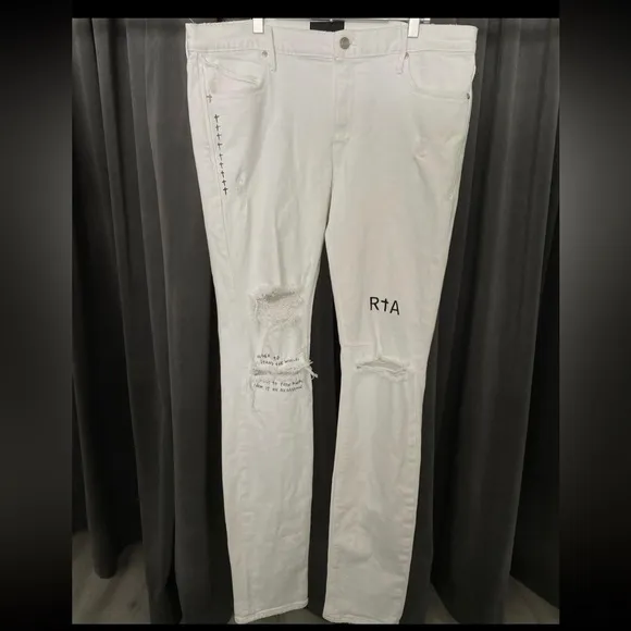 RTA Bryant Artistic Graphic Jeans