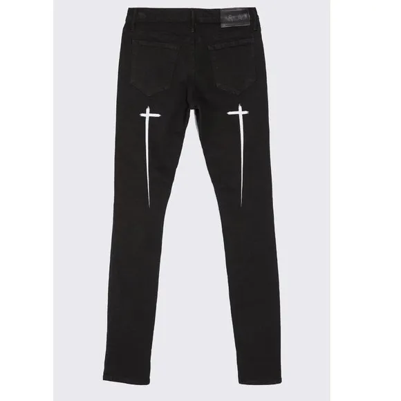 $335 NWT RtA BRYANT BLACK DAGGER JEANS SZ 29
          
      Boutique
