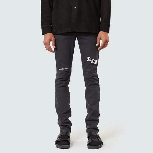 $550 NWT RtA FROM THE ASHES BRYANT BLACK MIDRISE SKINNY JEANS SZ 42
          
      NWT