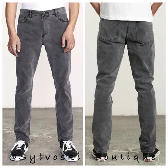 🔥RVCA DAGGERS SLIM FIT DENIM NWT