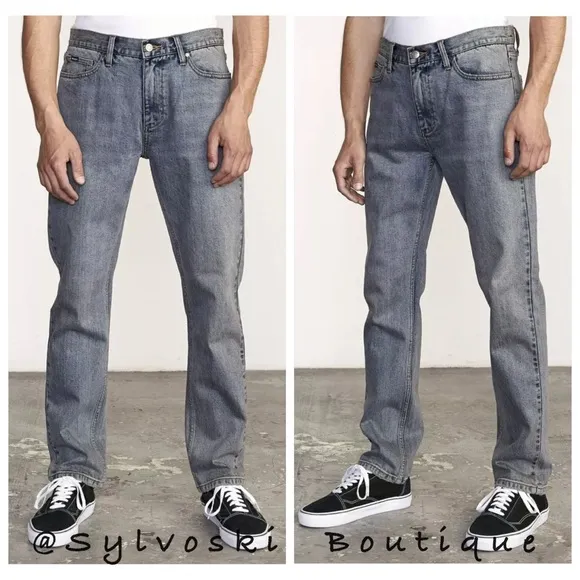 🔥RVCA DAGGERS SLIM FIT DENIM NWT