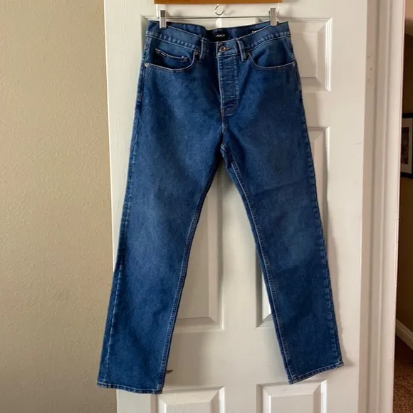 RVCA mens jeans size 32- new normal denim